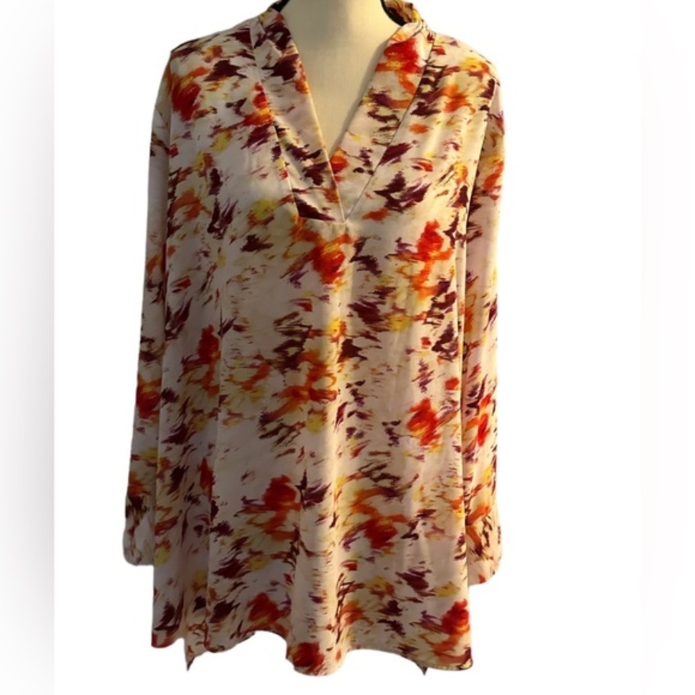 Terra Sky blouse size 2X